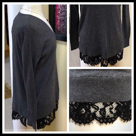 TOPSHOP OVERSIZED PULLOVER GREY TUNIC SWEATER A2C - Picture 6 of 8